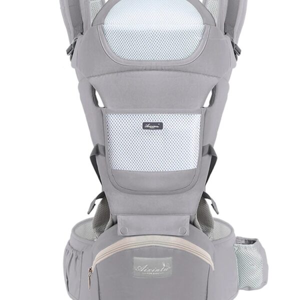 Ergonomic Baby Carrier – Multifunctional Front & Back Carry, Adjustable Newborn to Toddler